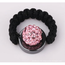 Hochwertige Kristallkugel Shamballa Ringe wulstige Ringe FR129